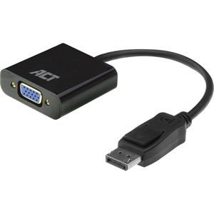 ACT DisplayPort naar VGA adapter – Full HD 1080P 60Hz – Sluit 1 additionele VGA Monitor aan - AC7515