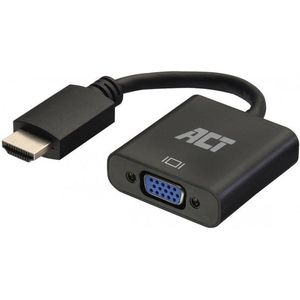 Adapterkabel HDMI mannelijk naar VGA vrouwelijk, met audio - 0.15 m (ACTAC7535)