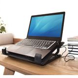 ACT - AC8110 - Laptopventilator - Zwart - Ergonomische Standaard - USB