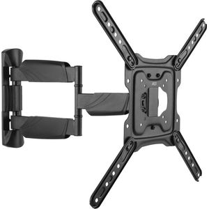 ACT Full Motion TV Beugel Draaibaar en Kantelbaar | Scherm 23"" tot 55"" | 3 Draaipunten | Max. 35kg | Kantelen - Zwenken | AC8354