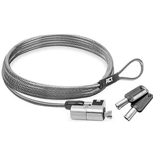 ACT AC9030 kabelslot Metallic 2 m