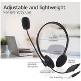 Velleman - ACTAC9330 - On-ear Headset - Zwart - 3,5mm Audio-aansluiting