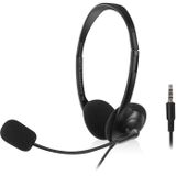 Velleman - ACTAC9330 - On-ear Headset - Zwart - 3,5mm Audio-aansluiting