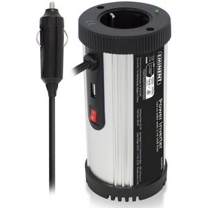 Eminent Omvormer EM3995, 12V > 230V Type F, 1x USB-A, 150W