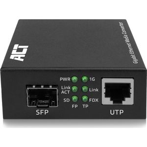 ACT 1 Gbps SFP single-mode 1000Base-T multi-mode gigabit ethernet glasvezel media converter - AC4451