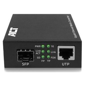 ACT Gigabit Ethernet Media Converter - 1Gbps - SFP
