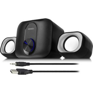 2.1 Stereo speakerset voor PC en laptop, USB-voeding (EM3515)