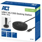 ACT AC1501 - M.2 NVMe/PCIe SSD Dockingstation - USB-C 3.2 Gen2 - Zwart