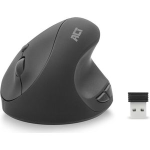 ACT AC5101 Verticale muis USB Mini dongle 2,4 GHz voor rechtshandigen Ergonomische draadloze muis Anti-RSI 1600 DPI 5 toetsen