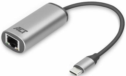 ACT USB-C Ethernet Adapter - 2.5 Gigabit - Aluminium