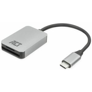 Act - AC7056 - USB-C Kaartlezer - Aluminium - SD en Micro SD Ondersteuning