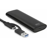 ACT - AC1615 - USB-C M.2 NVMe SSD Behuizing - Aluminium - Tool-Free