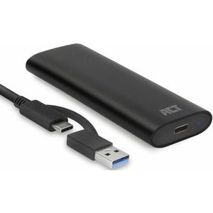 ACT - AC1615 - USB-C M.2 NVMe SSD Behuizing - Aluminium - Tool-Free