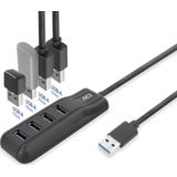 ACT - AC6320 - USB-A Hub - 4 Poorts - 5Gbps - Kabellengte 50cm