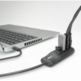 ACT - AC6420 - USB-C Hub - Zwart - 4x USB-A - 5Gbps - Kabellengte 50cm