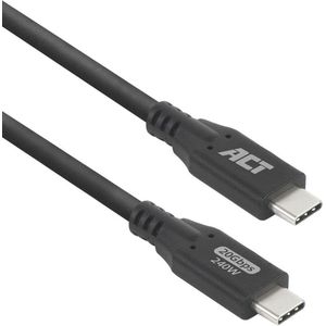 ACT USB4® 20Gbps 240W USB Type-C® kabel. 0.5 meter