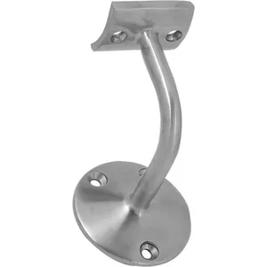 RVS trapleuning - rond - met houders type 7 luxe - Hoge kwaliteit RVS