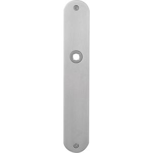 GPF Plaatschild afgerond zonder veer 240x40x2mm WC55/8 normale knop