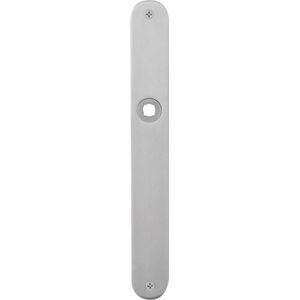 GPF Plaatschild afgerond zonder veer 240x30x2mm WC57/5 grote knop