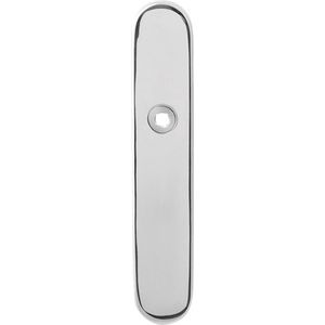 Langschild afgerond 218x40x8.5mm PC92 - RVS gepolijst - Linksdraaiend