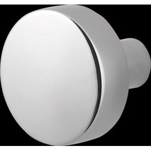 GPF Vlakke knop 52x16mm RVS gepolijst tbv VH-schilden vast incl. wisselstift