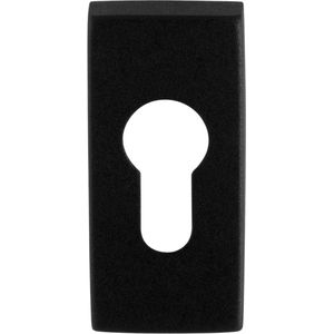 Cilinderrozet Rechthoekig 70x32x10mm zwart