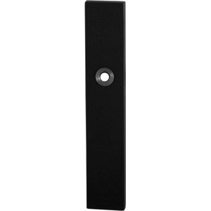 GPF Langschild rechth enkelv 218x40x8,5 mm WC57/5 grote knop zwart