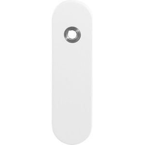 GPF Kortschild afg enkelv 169x46x8,5 mm WC55/8 grote knop wit