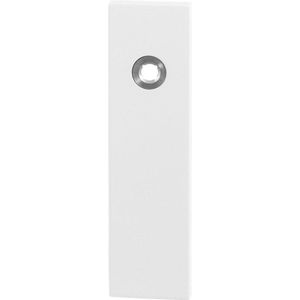 GPF Kortschild rechth enkelv 169x46x8,5 mm WC63/8 grote knop wit