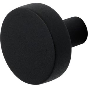 GPF - Vlakke Knop - Zwart - 52x16mm - Voor VH-schilden Vast Incl. Bout M10