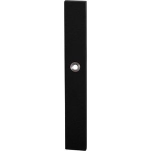 GPF Langschild XL rechth enkelv 282x40x8,5mm blind zwart