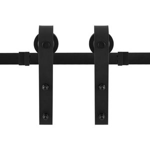 GPF Schuifdeursysteem Lanka zwart 300 cm (2 x 150 cm)