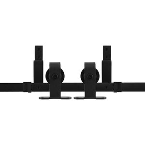 GPF - Mutka - Schuifdeursysteem - Zwart - Staal - Dubbel 170 cm