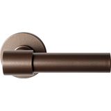 Hipi Deux+ deurkruk 105,5 mm op ronde rozet Bronze blend