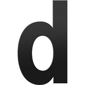 GPF Letter D/ 116mm zwart