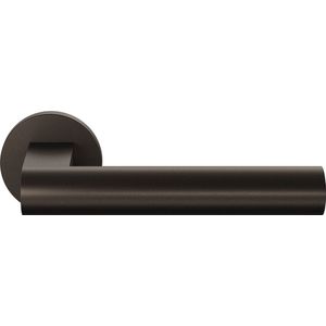 Deurkruk op rozet - Dark Brons Kleur - RVS - GPF - GPF3145.A1-00 Dark blend Deurklink Umu op ronde