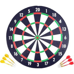 Longfield Dartbord + Dartpijlen 18 Gr