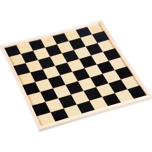 Longfield - Omkeerbaar Schaakbord/Dambord - 40 cm - 64/100 Velden