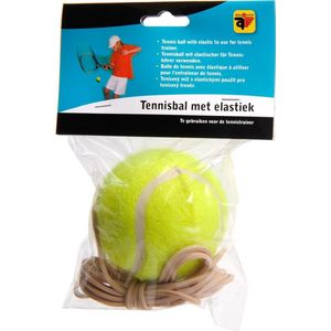 Tennisbal m.elastiek v.tennistrainer