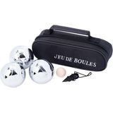 Engelhart Jeu de Boules set - 3 Ballen/1 But In Draagtas - Kaatsbal - Petanque - Cochonnette