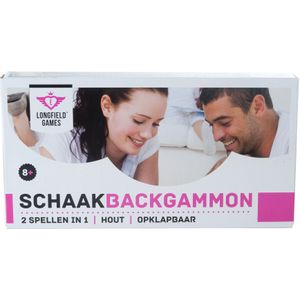 Schaak en Backgammon Opklapbaar
