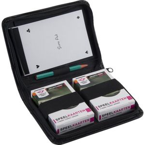 Engelhart 390120 set in kunstleren etui, blauw