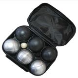 Jeu de boules set gepoedercoat metaal (6st.)