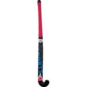 Angel Sports Hockeystick voor volwassenen, uniseks, rood - 34 -inch
