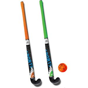 Angel Sports Hockeyset Kunststof 30 Inch - Oranje/Groen