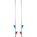 Stelten blauw/rood gemaakt van beukenhout - 170 cm