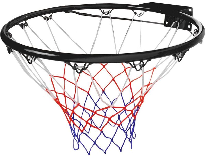 Angel Sports Basketbalring - Met Net - Diameter 46 cm - Zwart