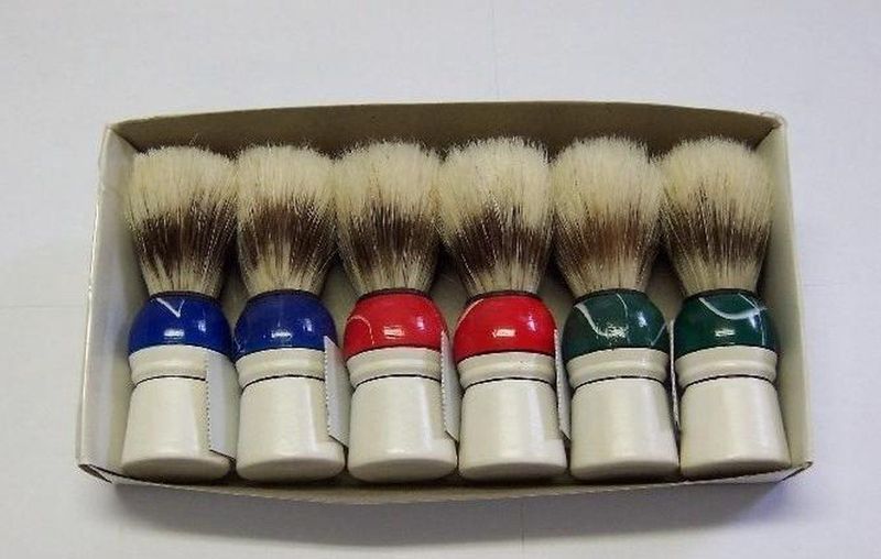 Scheerkwasten Doos - 6 Stuks - Hoogwaardige Scheerkwasten