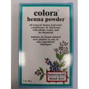 Colora Henna Powder - Buttercup Blonde - 8x 60g