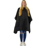 Nebur Accessoire Kapmantel Basic 141x134cm Zwart